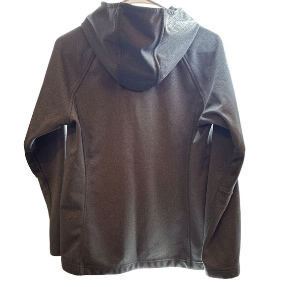 Womens Size S Lightweight Gray Full-Zip Hooded Jacket With Pockets - Picture 3 of 5